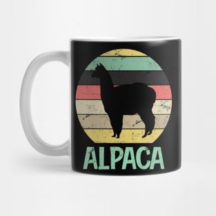 Alpaca Retro Mug